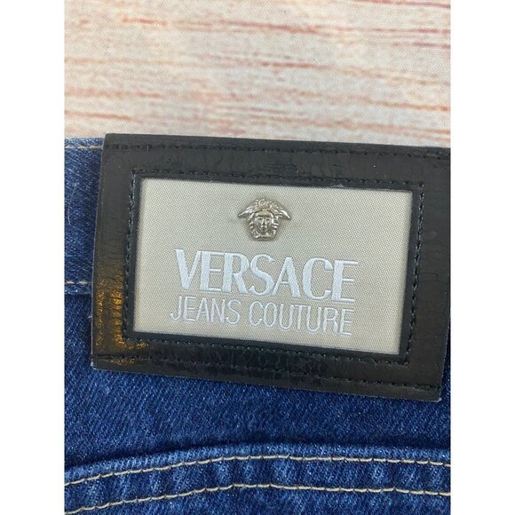 Versace Jeans Couture Two Tone Cropped Jeans(Altered) - W33 - Picture 15 of 15